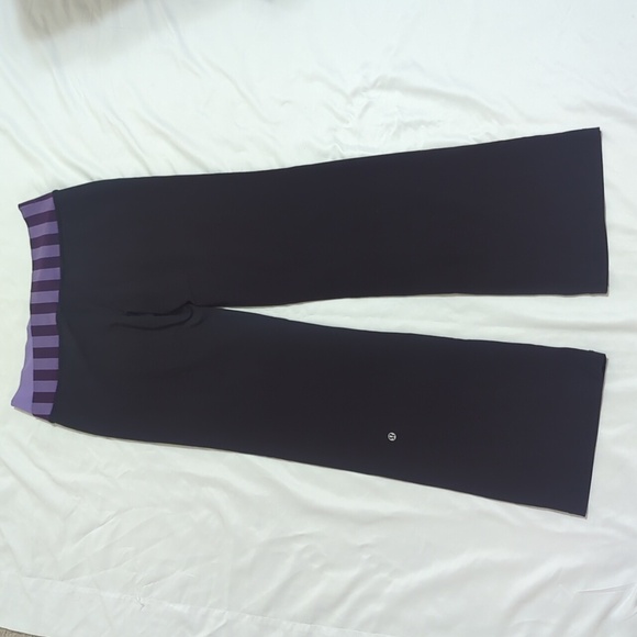 Lululemon Astro Pant Full-On Luon, Color Beautiful Baroque Deep Zinfandel Sz 10 - Picture 6 of 15